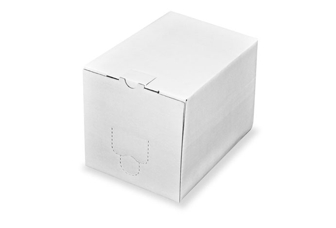 5 litre plain white box - Bag in Box