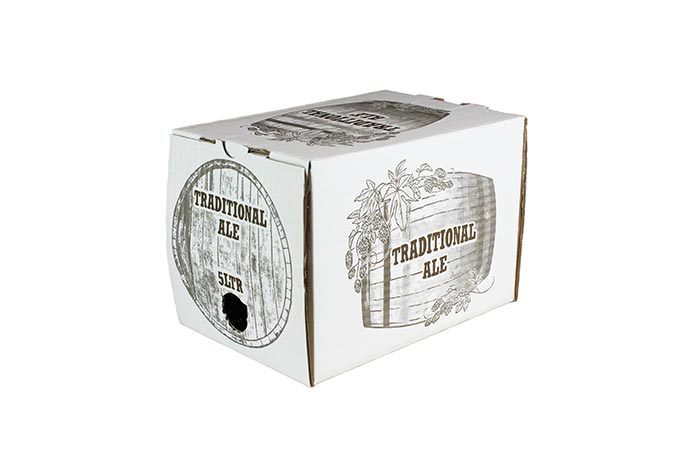 5 litre printed ale box